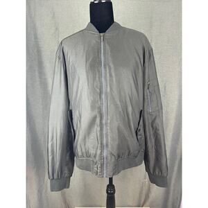 Nick Graham Men's Climate‎ Couture Gray Raincoat Jacket Lightweight XL
